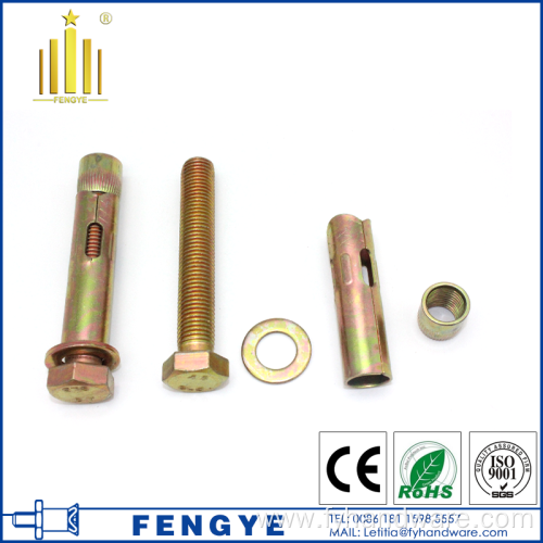 Hex nut expanding bolts concrete